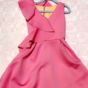 Pink Ruffled Kids Dress